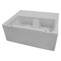 WISE 8WD951B DELUXE SERIES 28IN BENCH SEAT BASE ONLY WHITE