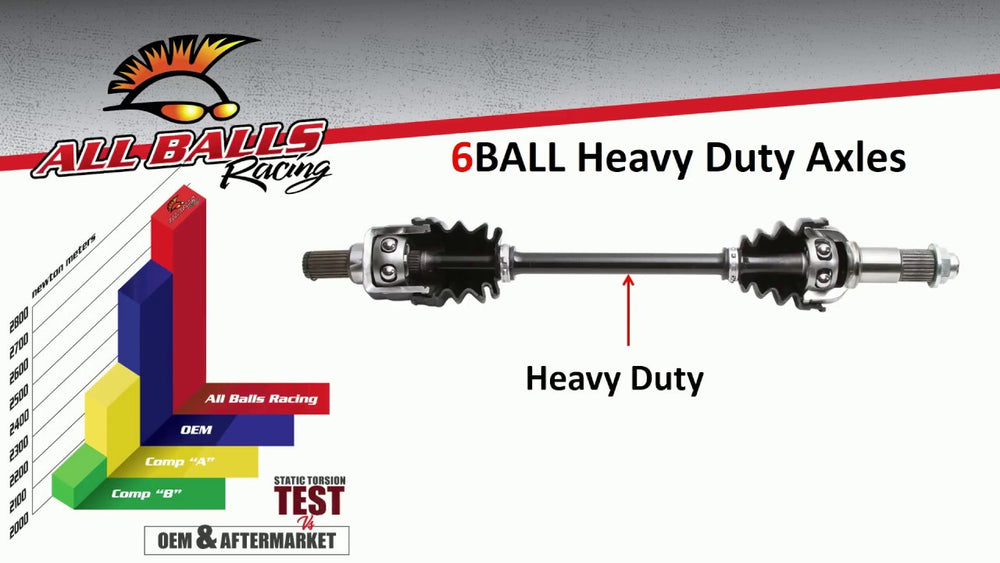 All Balls Racing 08-14 Polaris RZR 800 OEM Style Axle Rear Left