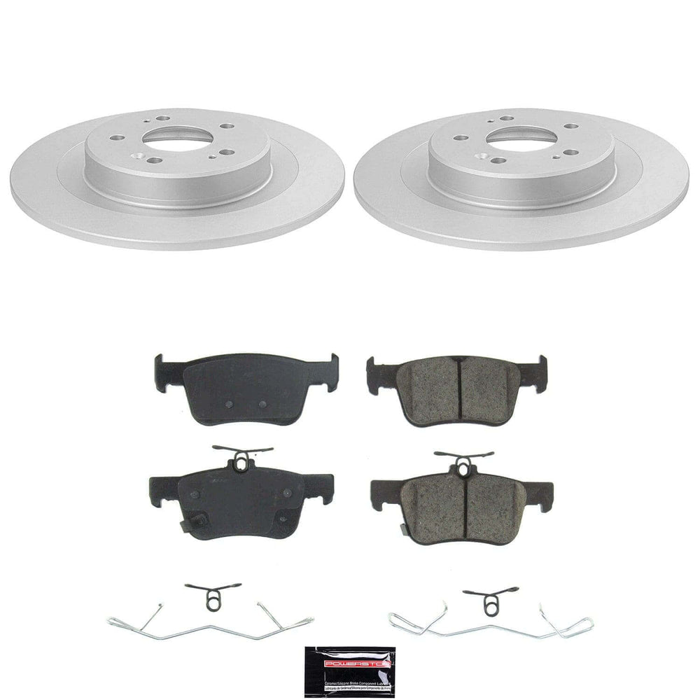 Power Stop 21-24 Acura TLX Rear Z17 Coated Brake Kit