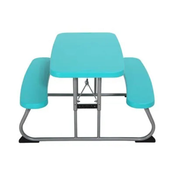 LIFETIME CHILDRENS RECTANGLE PICNIC TABLE AQUA