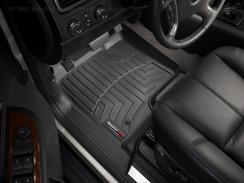 (DPN)0910 F150 FRONT FLOORLINER W/TWO RETENTION POSTS (NOT HOOKS) TAN