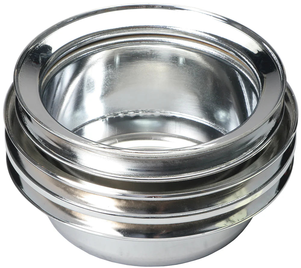 CRANK PULLEY DBL SBF CHRM