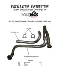 1215 WRANGLER 3.6L YPIPE KIT