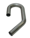 Vibrant 3in Oval (Nominal Size) T304 SS 90 deg VERTICAL Mandrel Bend 6in x 6in leg lengths