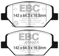 EBC 2018+ Chevrolet Equinox 1.5L Turbo (J17) Greenstuff Front Brake Pads