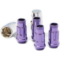 Wheel Mate Monster Locking Lug Nut Set of 4 - Purple 14x1.50