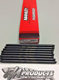 Manley Push Rod - 3/8 Dia. - 7.900 Length - 0.080 Wall - 4130 Chrome Moly - Swedged End - Set of 8