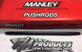 Manley Push Rod - 3/8 Dia. - 8.650 Length - 0.080 Wall - 4130 Chrome Moly - Swedged End - Set of 8