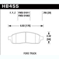 Hawk Performance Ceramic Street Brake Pads
