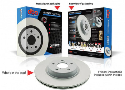 DBA 93-00 Lexus GS300 Rear Street Series Brake Rotor