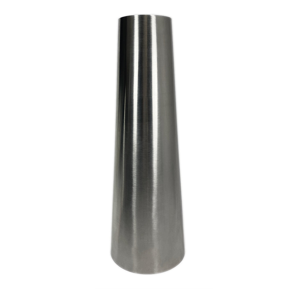 Stainless Bros 2in to 4in SS304 Megaphone 17.5in OAL - 1.65mm / 16 Gauge