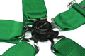 NRG 6PT 3in. Seat Belt Harness / Cam Lock - Green