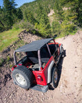 ~(5 lbs. 51X5X5)~ Header Bikini Top Safari-style Mesh Jeep 97-02 Wrangler; Safari (extended length); requires 51238-01 channel