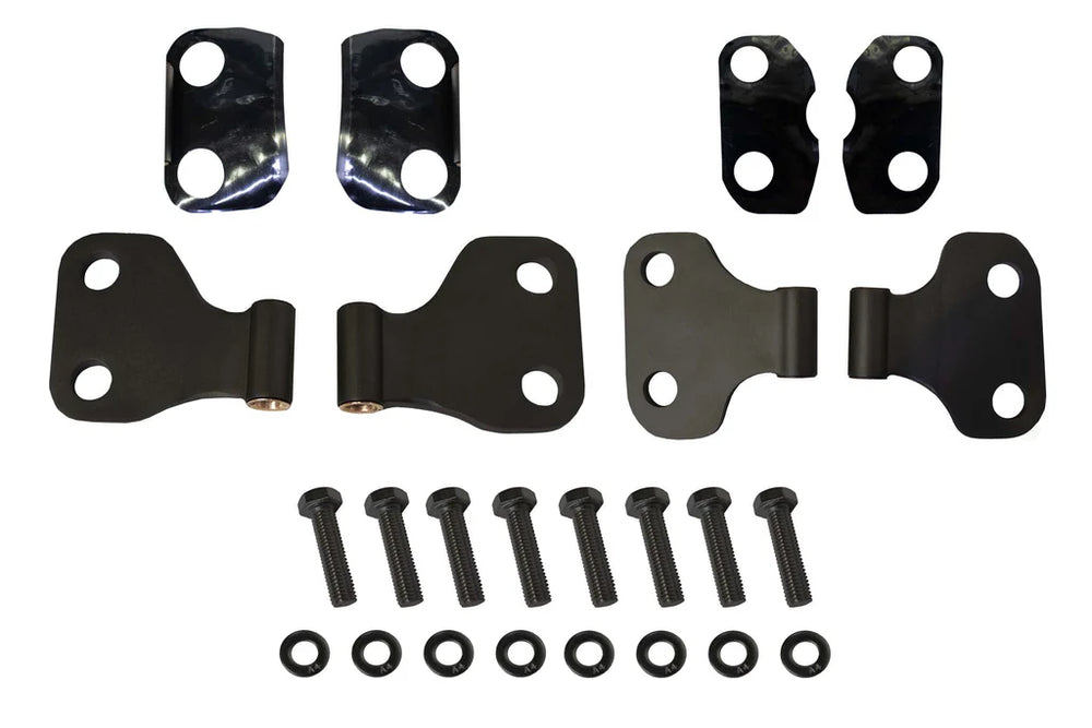 18C WRANGLER 2DR BODY HINGE SET BLACK