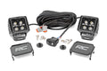 LED Light Kit | Ditch Mount | 2" Black Pair | Amber DRL | Ford Bronco (21-26)