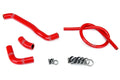 HPS Performance Red Reinforced Silicone Radiator Hose Kit for Suzuki 00-08 DRZ400S DRZ400SM
