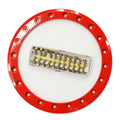 Raceline Beadlock Ring - Ryno -14in - 20 Hole - 12mm - Red