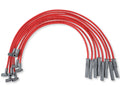 Super Conductor Spark Plug Wire Set Chevy 366-454 W/Hei Cap For Use With Chevy 366-454 With Hei Cap, Red Jacket MSD Ignition