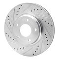 DFC 02-06 Infiniti I35 Front Left Drilled & Slotted Silver Brake Rotor