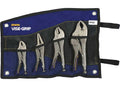 4PC FAST RELEASE LOCKING PLIER SET W/BAG
