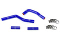 HPS Performance Blue Reinforced Silicone Radiator Hose Kit for Yamaha 02-18 YZ125 2 Stroke