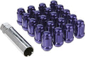 Wheel Mate Muteki Closed End Lug Nuts - Purple 12x1.50