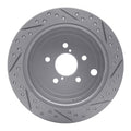 DFC 08-15 Subaru BRZ Rear Left Drilled & Slotted Geoperformance Rotor