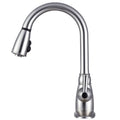NONMETALLIC PULLDOWN RV KITCHEN FAUCET BRUSHED SATIN NICKEL