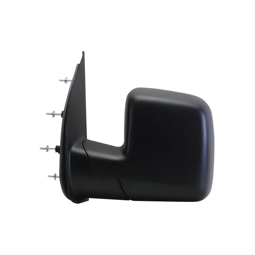 0204 FORD ECONOLINE VAN LH MANUAL FOLDAWAY OE MIRROR TEXTURED BLACK W/O PUDDLE LAMP DUAL GLASS