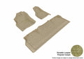 3D CLASSIC FLOOR MAT 2 ROW SET TAN