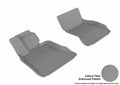 3D MAXpider 2009-2015 BMW 7 Series/Li F01/F02/F04 Kagu 1st Row Floormat - Gray