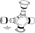UNIVERSAL JOINT, GREASABLE