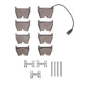 DFC 17-21 Audi R8 Front 5000 Advanced Low Metallic Brake Pads and Hardware Kit