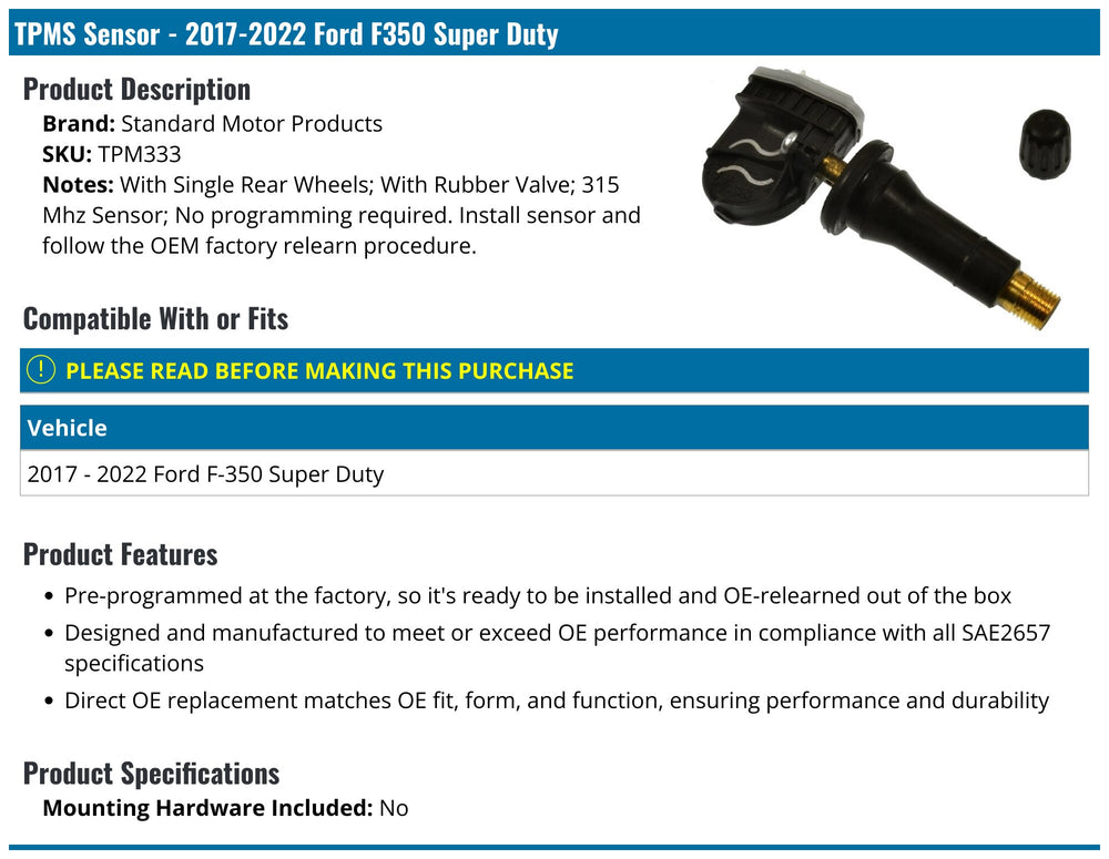 STANDARD IGN auto part