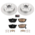 Power Stop 04-09 Kia Spectra Rear Z17 Evolution Geomet Coated Brake Kit