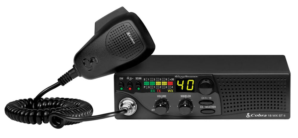 COBRA WEATHERBAND CB RADIO W/SOUNDTR