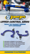 SuperPro Upper Control Arm Replacement Bushing Kit (1 Arm) (For TRC6651)
