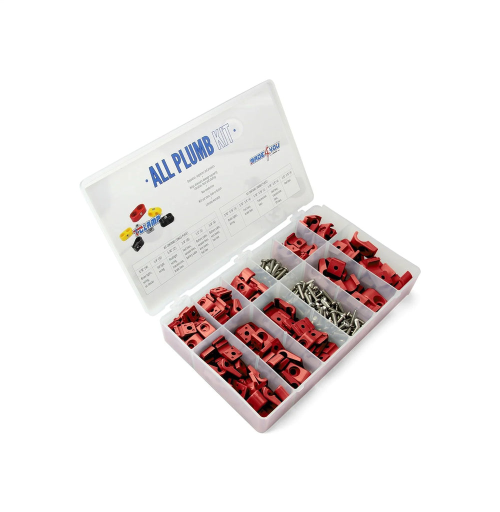 T-CLAMP BRAKE LINE KIT 3/16' TO 1/