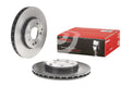 Brembo 02-05 Mercedes-Benz C230/01-05 C240 Front Premium UV Coated OE Equivalent Rotor