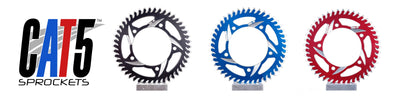 Vortex Racing Aluminum Rear Sprocket 525 56 Tooth- Silver