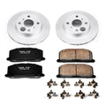 Power Stop 96-98 Toyota Paseo Front Z17 Evolution Geomet Coated Brake Kit