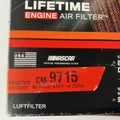 K&N 15 Can-Am Maverick X DS Replacement Drop In Air Filter 12.25in H 4.875in OD