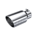 MBRP Universal Tip 6 O.D. Angled Rolled End 4 inlet 12 length