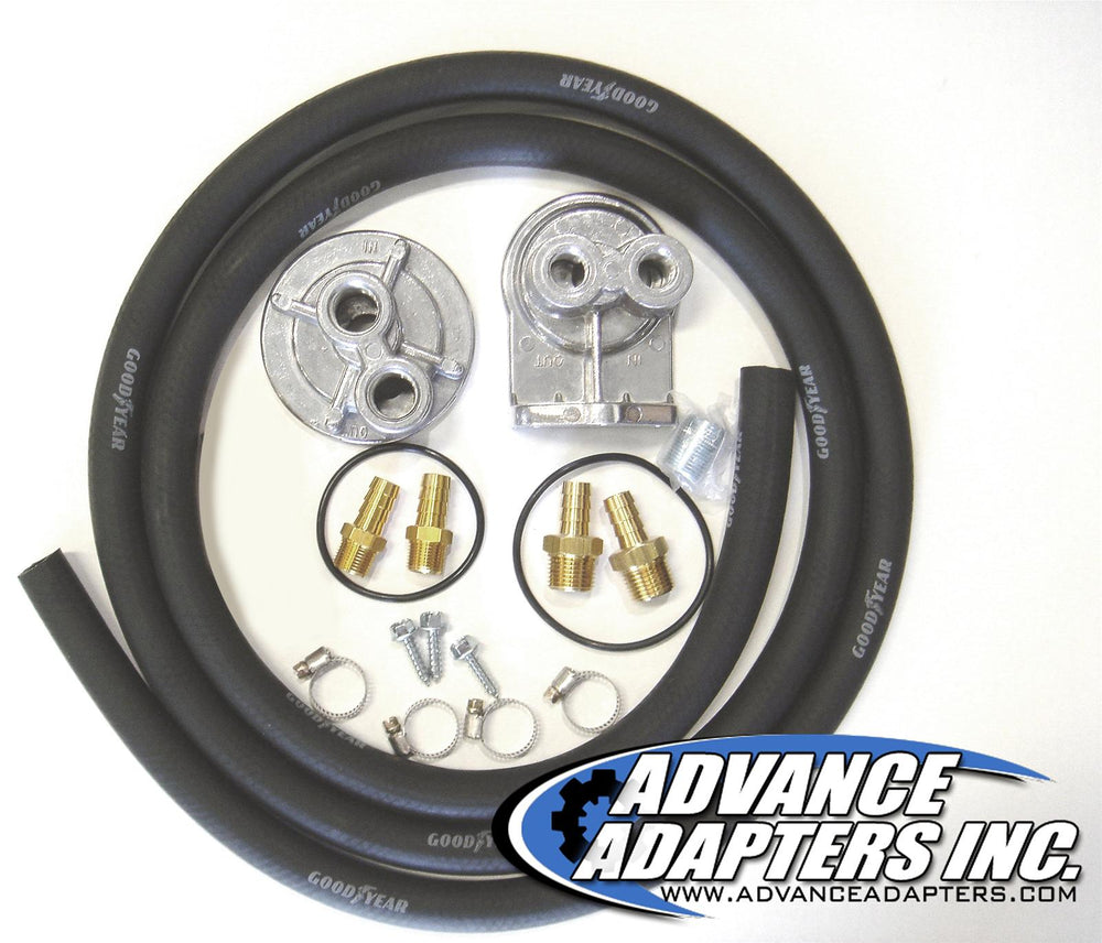 ADVANCE ADAPTERS GM V8 REMOTE OIL FILTER KIT