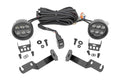 LED Light Kit Ditch Mount Black Series Round 3.5 Inch Amber DRL Toyota Tacoma (05-15)
