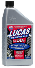 SYNTHETIC VTWIN MOTORCYCLE OIL SAE 50W 1 QT CASE OF 6