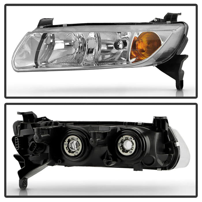 Spyder 00-02  Saturn L Series OEM Style Headlights - Set - Chrome (HD-JH-SALS00-AM-C)