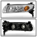 Spyder 00-02  Saturn L Series OEM Style Headlights - Set - Chrome (HD-JH-SALS00-AM-C)