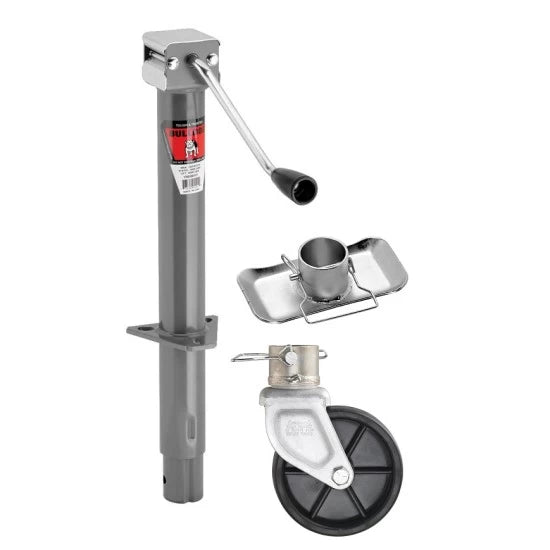 TRAILER JACK AFRAME SIDE WIND 15IN LIFT 123/4IN CLEARANCE; 5000 LBS LIFT