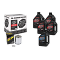 Maxima V-Twin Oil Change Kit Synthetic w/Chrome Filter Sportster